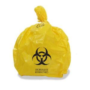 Σακούλες απόρριψης μολυσματικών σε κίτρινο χρώμα – 50 ΤΜΧ