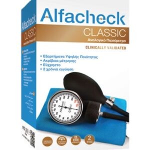 Alfacheck Classic – Αναλογικό Πιεσόμετρο Μπράτσου