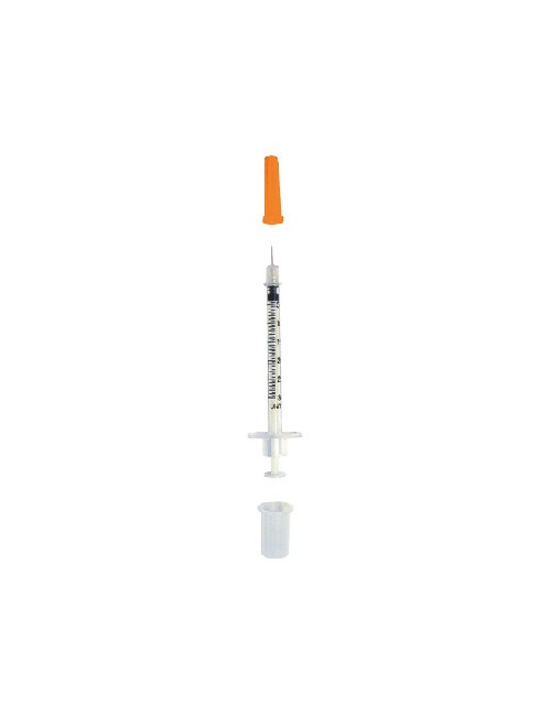 Σύριγγες ινσουλίνης μιας χρήσης 1ml 27G 1/2″ OEM – 100 TMX