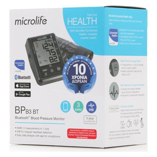 Microlife BP B3 Bluetooth Πιεσόμετρο Μπράτσου