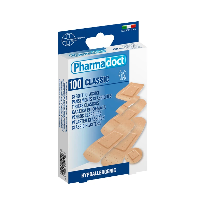 Pharmadoc Classic σε 6 μεγέθη, πακέτο 100 τεμαχίων, για αξιόπιστη και άνετη χρήση. Διαθέσιμα στο meditone.gr, το εξειδικευμένο ηλεκτρονικό κατάστημα ιατρικού εξοπλισμού.