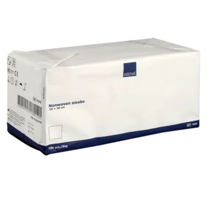 ABENA επιθέματα γάζας (γάζες) από non woven μη αποστειρωμένα (4ply) σε διάσταση 10x20cm και συσκευασία100 τμχ