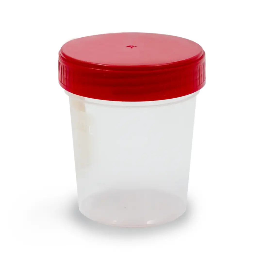 alfa-urine-cup-ourosyllektis-120-ml Πλαστικός & αποστειρωμένος ουροσυλλέκτης (δοχείο συλλογής) 120ml