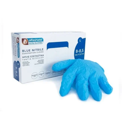 Γάντια νιτριλίου Alfashield / Alfa Gloves χωρίς πούδρα
