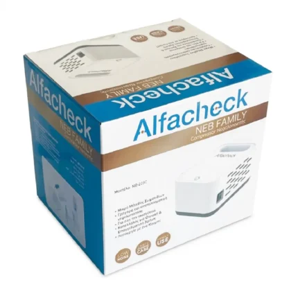 Νεφελοποιητής ALFACHECK NEB FAMILY με μάσκα για παιδιά και ενήλικες