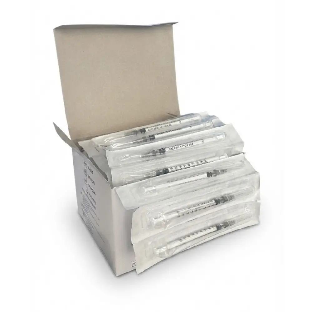 syringga-1ml-canfine-me-velona-27g-100tmx-meditone-box syringga 1ml canfine me velona 27g 100tmx meditone Οι <strong>σύριγγες ακριβείας Canfine 1ml με βελόνα 27G</strong> είναι ειδικά σχεδιασμένες για τη χορήγηση φαρμάκων μικρού όγκου που απαιτούν απόλυτη λεπτομέρεια στη δοσολογία. Κατασκευασμένες από ιατρικό πολυπροπυλένιο υψηλής καθαρότητας, προσφέρουν κρυστάλλινη διαφάνεια και απόλυτα ελεγχόμενη έγχυση. <ul> <li><strong>Τεχνολογία 3 Μερών:</strong> Ειδικό ελαστικό έμβολο για ομαλή κίνηση χωρίς κολλήματα και μηδενικό νεκρό χώρο.</li> <li><strong>Ανώδυνη Διείσδυση:</strong> Ενσωματωμένη λεπτή βελόνα 27G (0.4x13mm) για ελάχιστη ενόχληση κατά την εφαρμογή.</li> <li><strong>Ασφάλεια & Στειρότητα:</strong> Ατομικά συσκευασμένες σε blister, αποστειρωμένες με EO και 100% latex-free.</li> </ul>