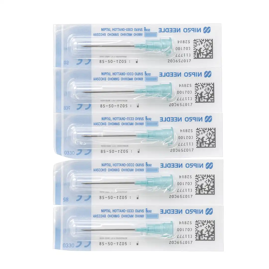 nipro-23g-hypodermic-needles-sterile-packages Αποστειρωμένες βελόνες Nipro 23G σε ατομικό blister