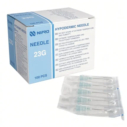 Βελόνες Nipro 23G x 1 ίντσα, κουτί 100 τεμαχίων με blister