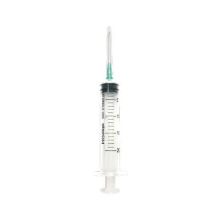 Σύριγγα 20ml με βελόνα 21G Alfashield